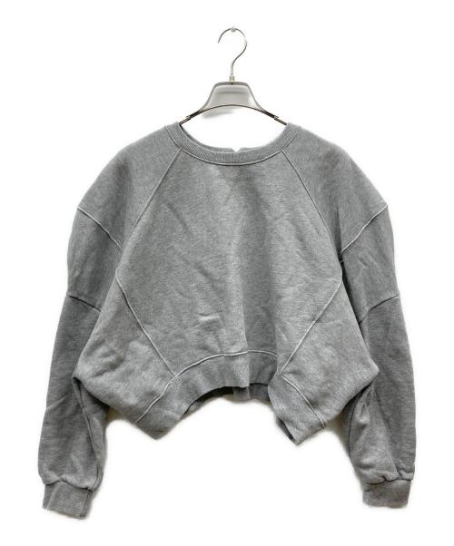 AMOMMA（アモマ）AMOMMA (アモマ) puff sleeve sweat グレー サイズ:-の古着・服飾アイテム
