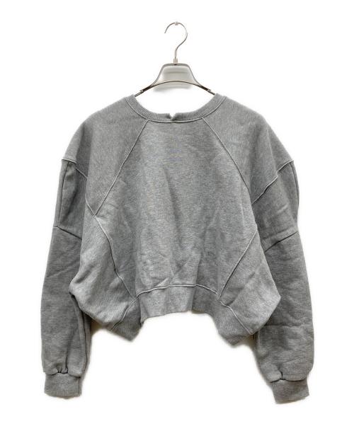 AMOMMA（アモマ）AMOMMA (アモマ) puff sleeve sweat グレー サイズ:-の古着・服飾アイテム