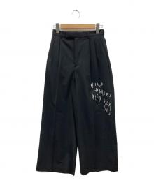 FRAMeWORK×LEVI PATA（フレームワーク）の古着「タックワイドパンツ」｜ブラック