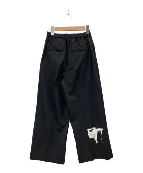 FRAMeWORK（フレームワーク）FRAMeWORK (フレームワーク) LEVI PATA タックワイドパンツ ブラック サイズ:SIZE 38の古着・服飾アイテム