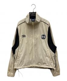 UMBRO×FREAK'S STORE（アンブロ×フリークスストア）の古着「別注 New Nylon Jacket」｜ベージュ×ブラック