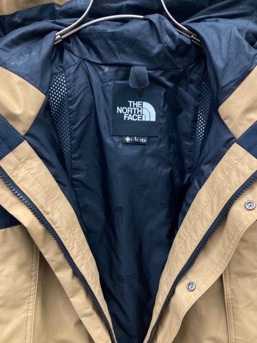 THE NORTH FACE（ザ ノース フェイス）THE NORTH FACE (ザ ノース フェイス) Mountain Light Jacket ブラック×ベージュ サイズ:Lの古着・服飾アイテム
