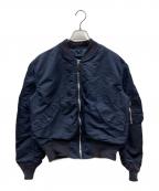 ALPHAアルファ）の古着「90s L-2B ジャケット」｜ネイビー