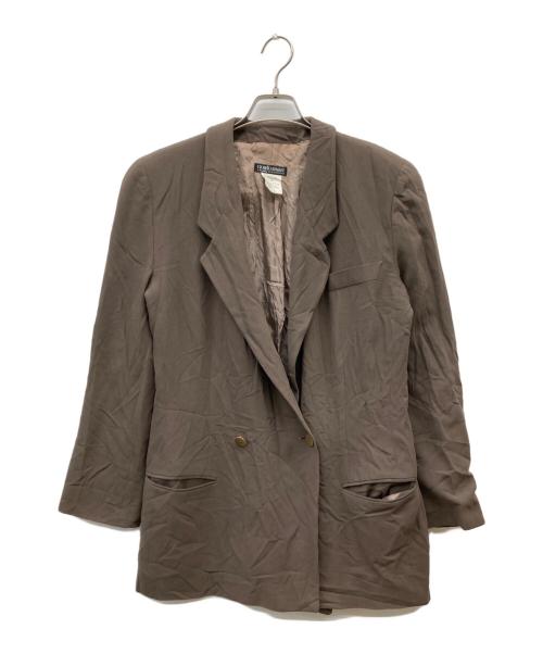 GIORGIO ARMANI（ジョルジオアルマーニ）GIORGIO ARMANI (ジョルジオアルマーニ) 90s ウールテーラードジャケット ブラウン サイズ:44の古着・服飾アイテム