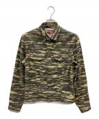 LEVI'S×COMME des GARCONS JUNYA WATANABE MANリーバイス×コム デ ギャルソン ジュンヤ ワタナベ マン）の古着「タイガーカモ 3rd ジャケット」｜オリーブ×ベージュ