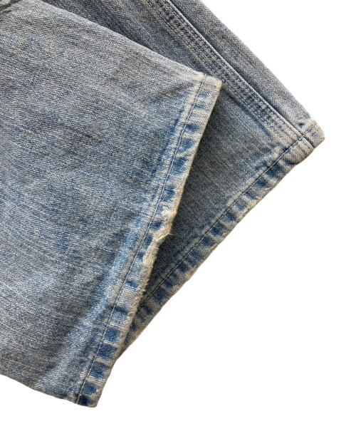 Wrangler（ラングラー）Wrangler (ラングラー) N.HOOLYWOOD (エヌ ハリウッド) graffiti/paint flare denim pants スカイブルー サイズ:Mの古着・服飾アイテム