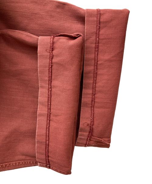 DOLCE & GABBANA（ドルチェ＆ガッバーナ）DOLCE & GABBANA (ドルチェ＆ガッバーナ) メタルバックルパンツ レッド サイズ:38の古着・服飾アイテム