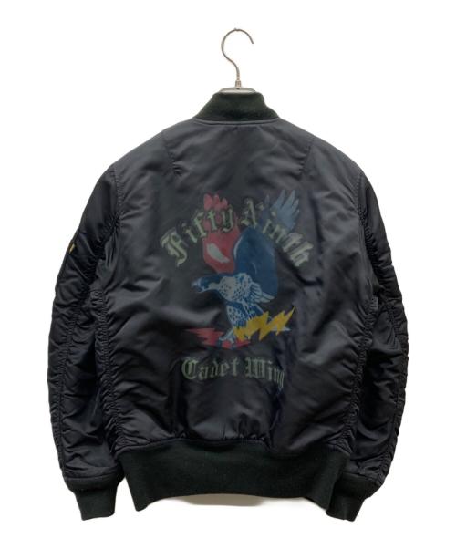 ALPHA（アルファ）ALPHA (アルファ) 50th ANNIVERSARY MA-1 ブラック サイズ:Mの古着・服飾アイテム
