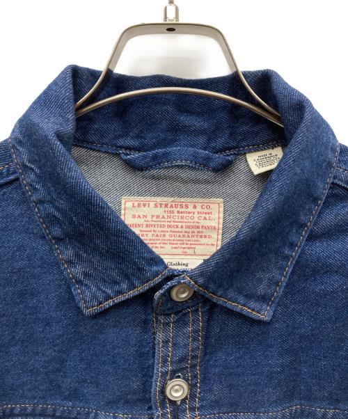 LEVI'S PReMIUM（リーバイス プレミアム）LEVI'S PReMIUM (リーバイス プレミアム) PLEATED TRUCKER JACKET ネイビー サイズ:Lの古着・服飾アイテム