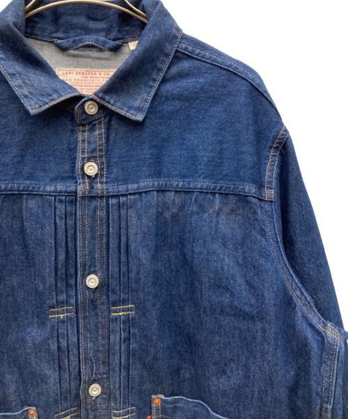 LEVI'S PReMIUM（リーバイス プレミアム）LEVI'S PReMIUM (リーバイス プレミアム) PLEATED TRUCKER JACKET ネイビー サイズ:Lの古着・服飾アイテム