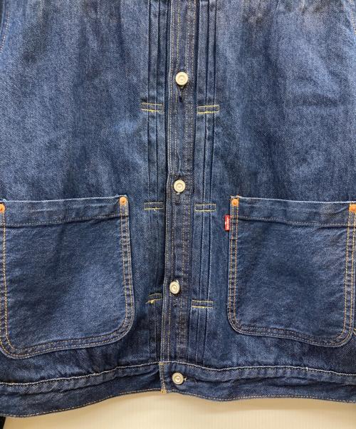 LEVI'S PReMIUM（リーバイス プレミアム）LEVI'S PReMIUM (リーバイス プレミアム) PLEATED TRUCKER JACKET ネイビー サイズ:Lの古着・服飾アイテム