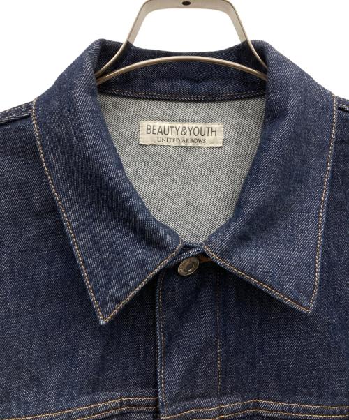 BEAUTY&YOUTH UNITED ARROWS（ビューティーアンドユースユナイテッドアローズ）BEAUTY&YOUTH UNITED ARROWS (ビューティーアンドユースユナイテッドアローズ) 13.5oz ハイツイスト デニム ジャケット インディゴ サイズ:XLの古着・服飾アイテム