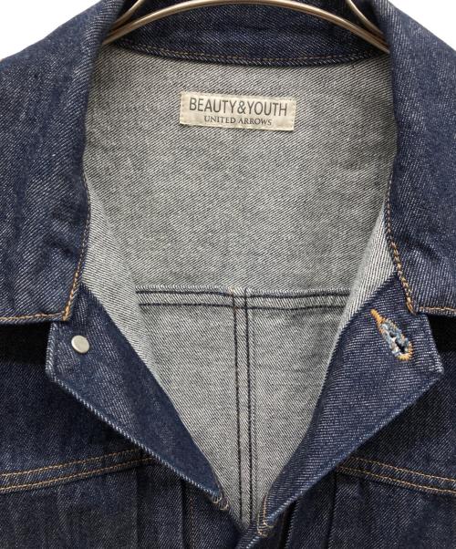 BEAUTY&YOUTH UNITED ARROWS（ビューティーアンドユースユナイテッドアローズ）BEAUTY&YOUTH UNITED ARROWS (ビューティーアンドユースユナイテッドアローズ) 13.5oz ハイツイスト デニム ジャケット インディゴ サイズ:XLの古着・服飾アイテム