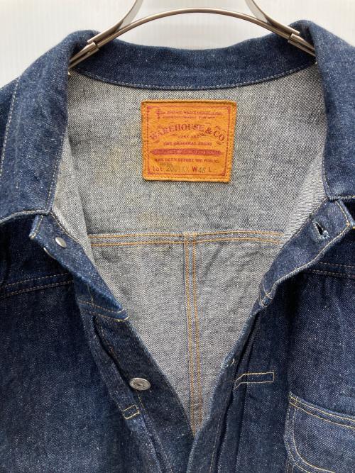 WAREHOUSE（ウエアハウス）WAREHOUSE (ウエアハウス) 2001XX 13.5oz デニムジャケット インディゴ サイズ:SIZE 46の古着・服飾アイテム