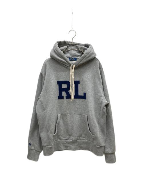 POLO RALPH LAUREN（ポロ・ラルフローレン）POLO RALPH LAUREN (ポロ・ラルフローレン) プルオーバーパーカー グレー サイズ:Lの古着・服飾アイテム