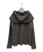 EVERYDAY I LIKE.エヴリデイ アイ ライク）の古着「Fluffy Off Shoulder Knit」｜ブラウン