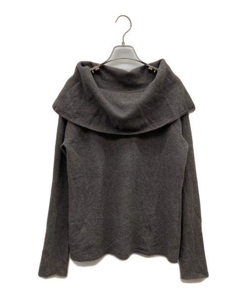 EVERYDAY I LIKE.（エヴリデイ アイ ライク）EVERYDAY I LIKE. (エヴリデイ アイ ライク) Fluffy Off Shoulder Knit ブラウン サイズ:SIZE Freeの古着・服飾アイテム