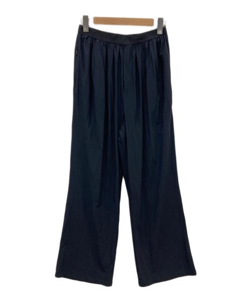 FRAMeWORK（フレームワーク）FRAMeWORK (フレームワーク) 接触冷感UVカットクールジャージワイドパンツ ネイビー サイズ:SIZE 38の古着・服飾アイテム