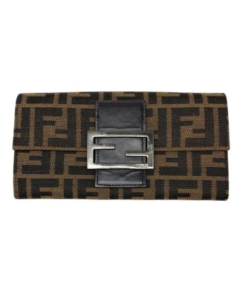 FENDI（フェンディ）FENDI (フェンディ) 長財布 ブラウンの古着・服飾アイテム