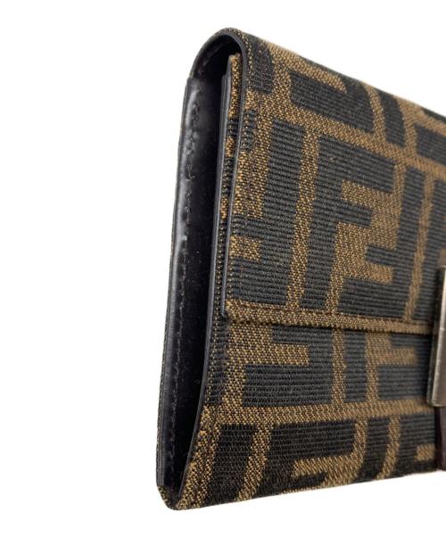 FENDI（フェンディ）FENDI (フェンディ) 長財布 ブラウンの古着・服飾アイテム