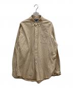 RALPH LAURENラルフローレン）の古着「AFTON プルオーバーボタンダウンシャツ」｜ベージュ