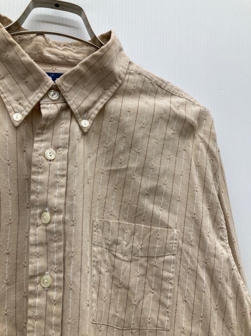 RALPH LAUREN（ラルフローレン）RALPH LAUREN (ラルフローレン) AFTON プルオーバーボタンダウンシャツ ベージュ サイズ:Lの古着・服飾アイテム