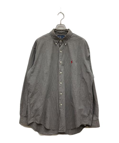 RALPH LAUREN（ラルフローレン）RALPH LAUREN (ラルフローレン) MARLOWE ホワイト×ブラック サイズ:Lの古着・服飾アイテム