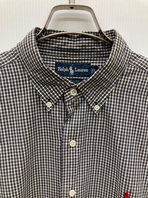 RALPH LAUREN（ラルフローレン）RALPH LAUREN (ラルフローレン) MARLOWE ホワイト×ブラック サイズ:Lの古着・服飾アイテム