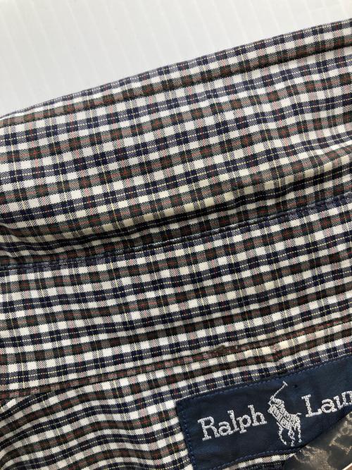 RALPH LAUREN（ラルフローレン）RALPH LAUREN (ラルフローレン) MARLOWE ホワイト×ブラック サイズ:Lの古着・服飾アイテム