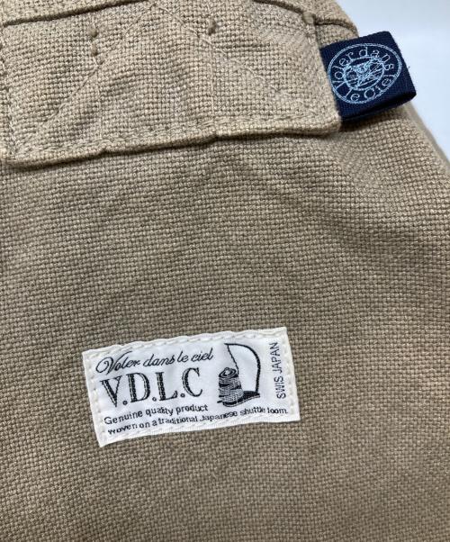 V.D.L.C（ブイ・ディー・エル・シー）V.D.L.C (ブイ・ディー・エル・シー) 倉敷帆布 ショルダーバッグ ベージュの古着・服飾アイテム