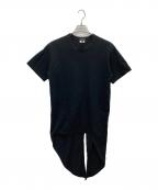 COMME des GARCONS HOMMEコムデギャルソン オム）の古着「燕尾S/Sカットソー」｜ブラック
