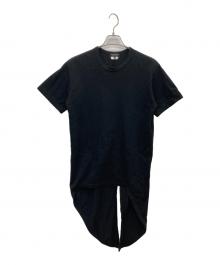 COMME des GARCONS HOMME（コムデギャルソン オム）の古着「燕尾S/Sカットソー」｜ブラック