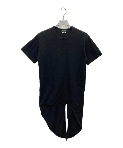COMME des GARCONS HOMME（コムデギャルソン オム）COMME des GARCONS HOMME (コムデギャルソン オム) 燕尾S/Sカットソー ブラック サイズ:Mの古着・服飾アイテム