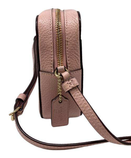 COACH（コーチ）COACH (コーチ) レザーショルダーバッグ ピンクの古着・服飾アイテム