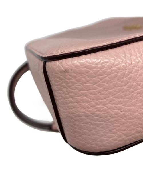 COACH（コーチ）COACH (コーチ) レザーショルダーバッグ ピンクの古着・服飾アイテム