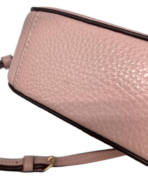 COACH（コーチ）COACH (コーチ) レザーショルダーバッグ ピンクの古着・服飾アイテム