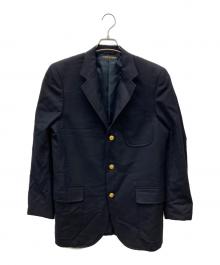 BROOKS BROTHERS（ブルックスブラザーズ）の古着「紺ブレ 金釦ウールテーラードジャケット」｜ネイビー