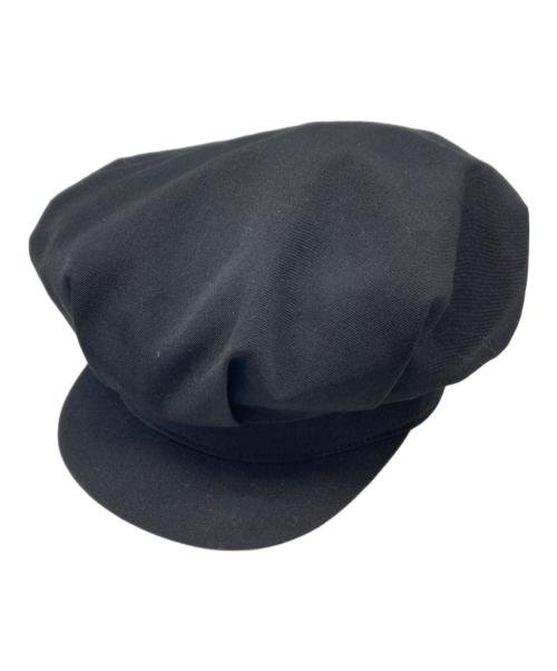 Y's（ワイズ）Y's (ワイズ) 23SS WOOL GABARDINE CASQUETTE ブラックの古着・服飾アイテム