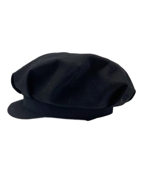 Y's（ワイズ）Y's (ワイズ) 23SS WOOL GABARDINE CASQUETTE ブラックの古着・服飾アイテム