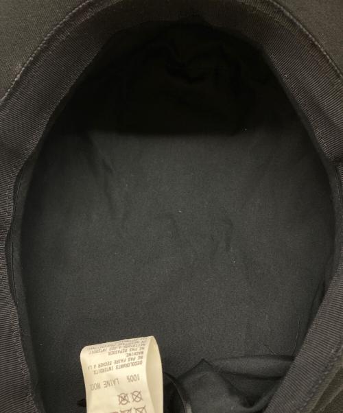 Y's（ワイズ）Y's (ワイズ) 23SS WOOL GABARDINE CASQUETTE ブラックの古着・服飾アイテム