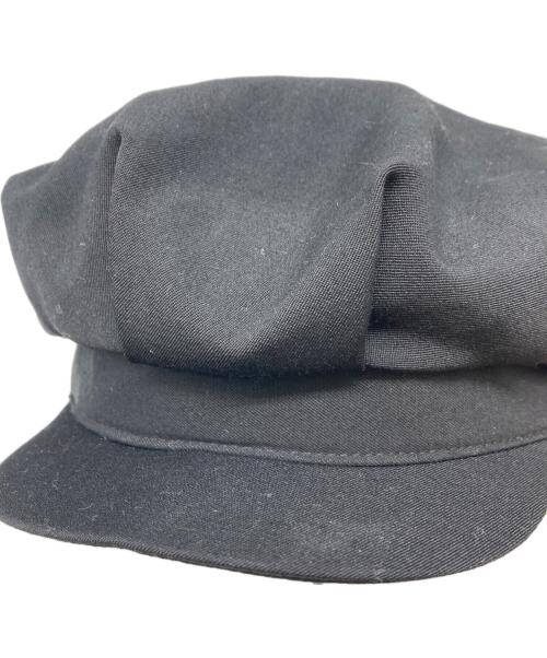 Y's（ワイズ）Y's (ワイズ) 23SS WOOL GABARDINE CASQUETTE ブラックの古着・服飾アイテム