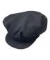 Y's（ワイズ）の古着「23SS WOOL GABARDINE CASQUETTE」｜ブラック