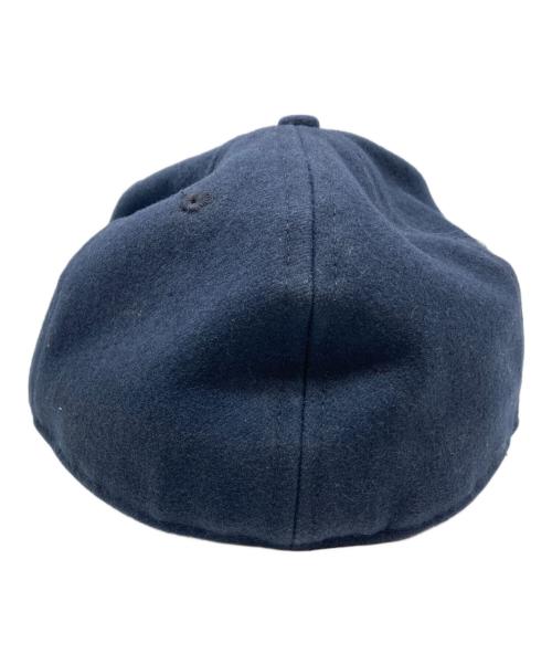 EBBETS FIELD FLANNELS（エベッツフィールドフランネルズ）EBBETS FIELD FLANNELS (エベッツフィールドフランネルズ) NY ウールキャップ ネイビー サイズ:-の古着・服飾アイテム