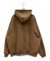 NEWYORK BURST (ニューヨークバースト) ジップパーカー ブラウン サイズ:XL：5000円