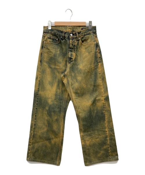 HOPE（ホープ）HOPE (ホープ) Criss Jeans イエロ-×インディゴ サイズ:29の古着・服飾アイテム