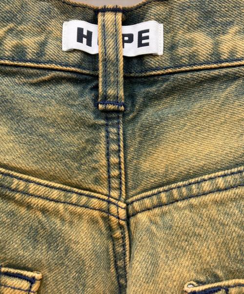 HOPE（ホープ）HOPE (ホープ) Criss Jeans イエロ-×インディゴ サイズ:29の古着・服飾アイテム