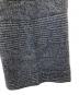 中古・古着 SUBLATIONS (サブレーションズ) HEAVY WOOL GABARDINE FLARE EASY TROUSERS グレー×ブルー：13000円