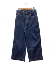 SUBLATIONS（サブレーションズ）の古着「WIDE SEAM DENIM BAGGY PANTS」｜インディゴ