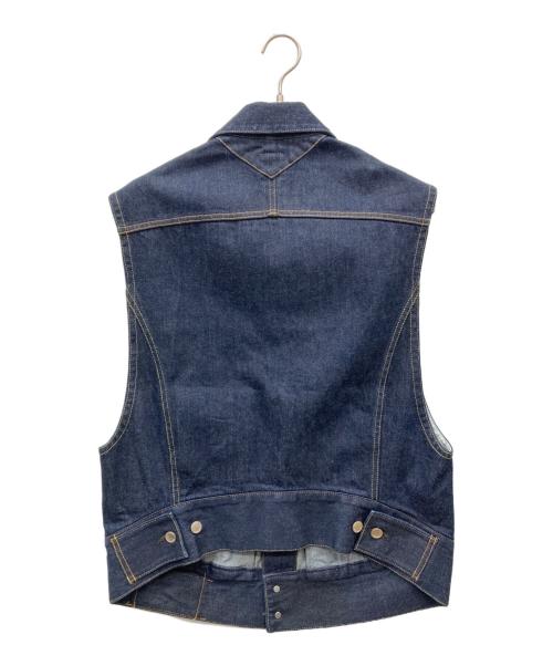 SUBLATIONS（サブレーションズ）SUBLATIONS (サブレーションズ) LOW SILHOUETTE DENIM VEST インディゴ サイズ:1の古着・服飾アイテム