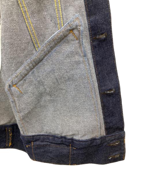 SUBLATIONS（サブレーションズ）SUBLATIONS (サブレーションズ) LOW SILHOUETTE DENIM VEST インディゴ サイズ:1の古着・服飾アイテム